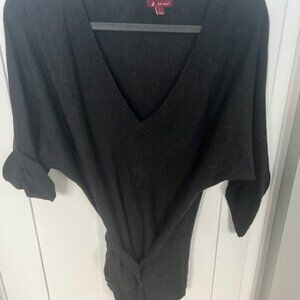 Sweater Top with Belt- L